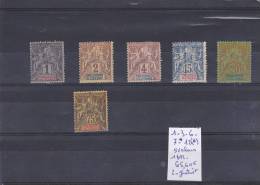 COLONIE DE FRANCE  Océanie  NEUF * N R 1-3--6-7 * 12 (*)  1892 COTE 65€60 - Otros & Sin Clasificación