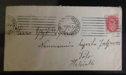 Finland: Used Cover With 1909 Postmark - Cartas & Documentos