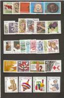 SUISSE  ANNEE COMPLETE 1986   N YVERT 1237/1263  NEUF ** - Ongebruikt