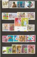 SUISSE  ANNEE COMPLETE 1989   N YVERT 1313/1336   NEUF ** - Unused Stamps