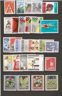 SUISSE  ANNEE COMPLETE 1993   N YVERT 1417/1443   NEUF ** - Ongebruikt