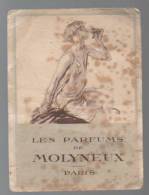 A.Immédiat Carte Parfumée Ancienne  PARFUMS  MOLYNEUX - Antiquariat (bis 1960)
