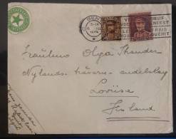 Belgium: Used Cover 1934 Postmarkwith Propaganda - Fine And Rare - Briefe U. Dokumente