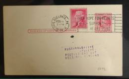 USA: Used Cover 1958 With Propaganda Postmark - Fine - Lettres & Documents