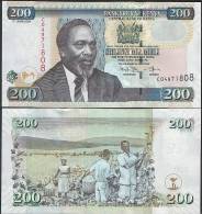 Kenya P 49 D - 200 Shillings 17.6.2009 - UNC - Kenya