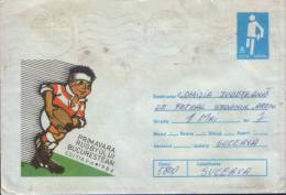 Romania-Postal Stationery Cover 1984-Rugby- - Rugby