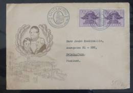 Sweden: FDC Cover Sent To Finland 1945 With Commemorative Postmark - Fine And Rare - Storia Postale