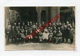 CIVILS Et MILITAIRES-LIBRAMONT-ANIMATION-CARTE PHOTO Allemande-Guerre 14-18-1WK-BELGIEN-BELGIQUE- - Libramont-Chevigny