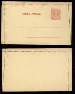 Argentina Ca 1890 Lettercard Stationery Perforation Error - Brieven En Documenten