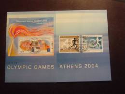 SVIZZERA- GRECIA OLIMPIADI ATENE EMISSIONE CONGIUNTA BF USATO - Blocks & Sheetlets