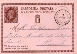 CARTOLINA CON ANNULLO FALCONARA MARITTIMA ANCONA - Interi Postali