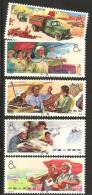 O) 1974 CHINA-PRC, MEMBERS OF TACHAI COMMUNE, SET FOR 5 VF.- - Unused Stamps