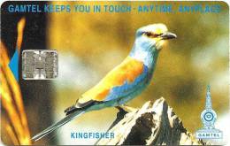 GAMBIA 125 U ERROR NAME : KINGFISHER BIRD BIRDS CHIP GAM-09  READ DESCRIPTION !! - Gambia