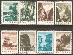 Bulgaria 1968 Mi# 1802-1809 Used - Definitive / Landscapes - Usados