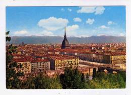 Carte Postale TORINO PANORAMA AVEC LA PLACE  VITTORIO VENETO 1968 ITALIE  TURIN - Orte & Plätze