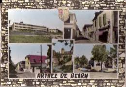ARTHEZ-DE-BEARN: Carte Souvenir 5 Vues - Arthez De Bearn