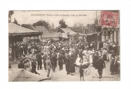 CPA : 59 - Nord : Walincourt - Fête Du Quartier Latin 12 Août 1923 : Animation - Stands Maisons - Clocher Au Loin ... - Andere & Zonder Classificatie