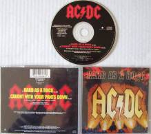 AC/DC MAXI CD 2 Titres Hard As A Rock Très Bon état - Hard Rock & Metal