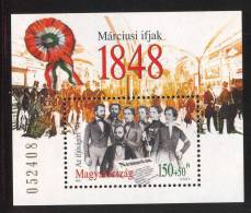 HUNGARY - 1998. Revolution Of 1848 / Seven Members Of Movement/Youth Philately MNH!! Mi Bl.244. - Ungebraucht