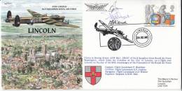 Great Britain FDC Scott #1797 26p Falcon Of Plantagenet, Bull Of Clarence Flown 1 APL 98, Signed Lincoln Cancel - 1991-2000 Dezimalausgaben