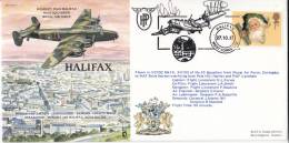 Great Britain FDC Scott #1777 1st Santa Claus With Christmas Cracker  Flown 27 NOV 97, Signed Halifax Cancel - 1991-2000 Dezimalausgaben