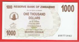 ZIMBABWE -  1000  Dolar  2006 SC  P-44 - Simbabwe