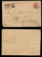 Argentina 1889 Wrapper With Deouello Postmark - Covers & Documents