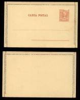 Argentina Ca 1890 Lettercard Stationery Perforation Error - Cartas & Documentos