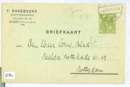 HANDGESCHREVEN BRIEFKAART Uit 1917 Van GOES Naar AMSTERDAM   (7580) - Cartas & Documentos