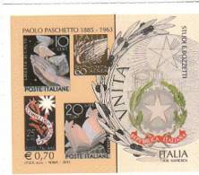 ITALIA 2013 PAOLO PASCHETTO - INTEGRO - 2011-20: Mint/hinged
