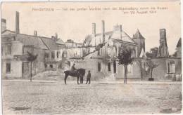 Neidenburg Teil D Gr Marktes Nach Der Beschießung Durch Russia 22.8.1914 Nidzica - Ostpreussen