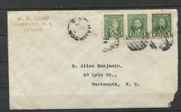 Canada 1938 Cover Hampton- Sartmouth - Lettres & Documents