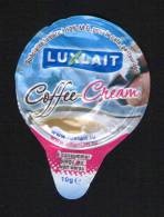 Opercule De Lait Coffee Cream LUXLAIT Crème Pour Le Café LUXEMBOURG - Coperchietti Di Panna Per Caffè