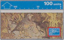 Télécarte L&G NEUVE GIBRALTAR - Oiseau PERDRIX - PARTRIDGE Bird MINT Phonecard - REBHUHN Vogel Telefonkarte - 2246 - Gibilterra