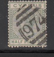 Cyprus Scott No. 19 Used  Year 1882   Die B - Used Stamps