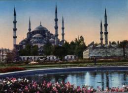 (150) Turkey Postcard - Istanbul BLue Mosque - Islam