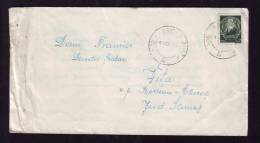 COAT OF ARMS, STAMP ON COVER, 1949, ROMANIA - Lettres & Documents