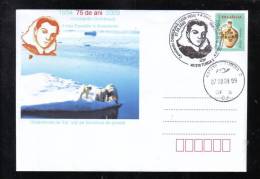 CONSTANTIN DUMBRAVA, 3RD EXPEDITION IN GROENLANDA, SPECIAL COVER, 2009, ROMANIA - Onderzoekers