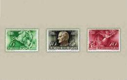 Hungary 1940. Miklós Horthy Complete Set MNH (**) Michel: 626-628  / 1.50 EUR - Unused Stamps
