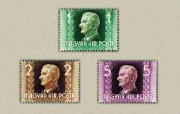 Hungary 1941. Miklós Horthy Wz. 10. Complete Set MNH (**) Michel: 679-681 / 2 EUR - Unused Stamps