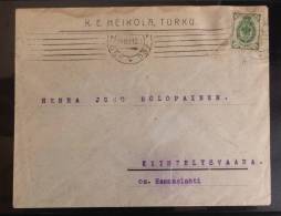 Finland: Used Cover 1911 - Fine - Covers & Documents