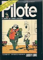 PILOTE N° 690 Du 25/1/1973 Lucky Luke LE GRAND DUC/Brindavoine/affiche Signée Jean SOLE 46 X 30 Cm - Asterix