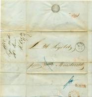 Belgique - Précurseur Eupen V/ Maestricht Du 24/05/1855, "Eupen" Et Date, Griffe FRANCO, 2 Craie Brune, See Scan - Andere