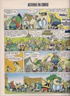 ASTERIX En CORSE 1ere Edition 2 Planches N° 7b Et 8b Préedition De L´Album Dans Pilote .Format : 24 X 30 CM - Asterix