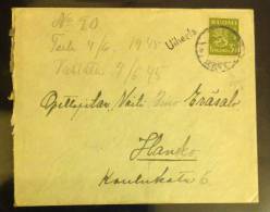 Finland: Used Cover In 1945 - Fine - Storia Postale