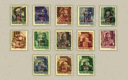 Hungary 1945. Liberation Complete Set (blue + Yellow Papier, 13+13 = 26 Stamps MNH (**) Michel: 760-772 / 52 EUR - Unused Stamps