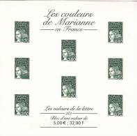 Bloc Les Couleurs De Marianne - Pseudo-interi Di Produzione Ufficiale