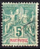 MARTINIQUE  1892  YT 34 Voir Descript. - Used Stamps