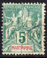 MARTINIQUE  1892  YT 34 Voir Descript. - Usati