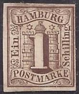 ALEMANIA 1859 (HAMBURGO) - Yvert #2 - VFU - Hamburg